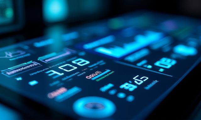 Close up of high tech space suite control panel